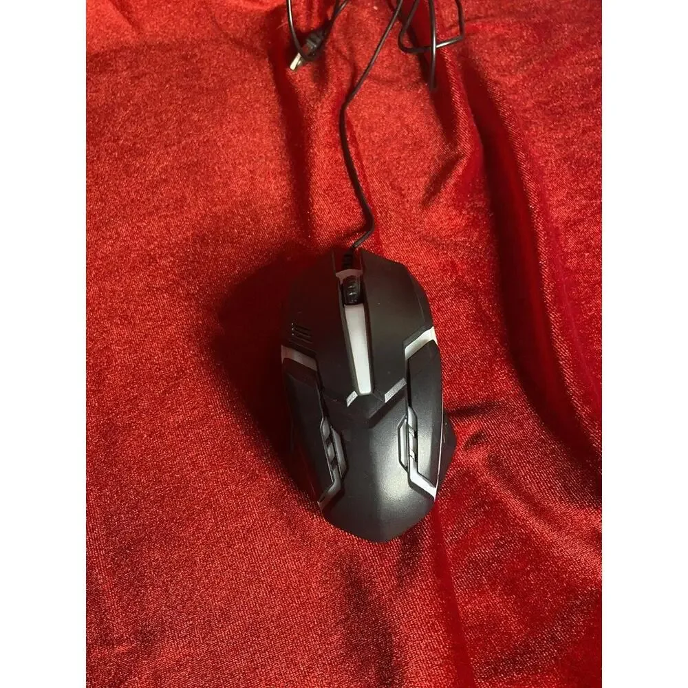 Youse Model YU1252 USB Wired Black Mouse Very Good